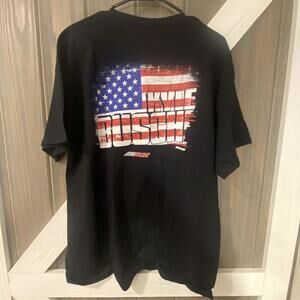 RCR NASCAR Kyle Busch Black Flag T-shirt - XL